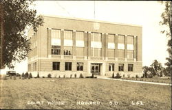 Court House Howard, SD Postcard Postcard