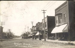 Street Scene Minocqua, WI Postcard Postcard