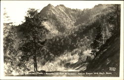 The Chimney Tops, Newfound Gap Highway Postcard