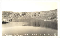 Falls Lake Grand Coulee Scenic, WA Postcard Postcard