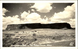 Steamboat Rock Grand Coulee Scenic, WA Postcard Postcard