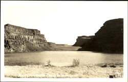 Blue Lake Grand Coulee Scenic, WA Postcard Postcard