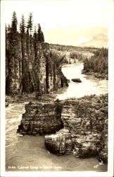 Cabinet Gorge In North Idaho Postcard