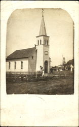 Midwestern Church Postcard