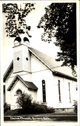 Union Church Quincy, MI Postcard Postcard