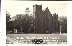 Metropolitan Memorial M. E. Church Washington, DC Washington DC Postcard Postcard