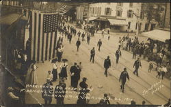 Harrisonburg Hose Co. Firemen Parade Postcard