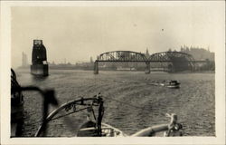 Bridge, Harbor Portland, OR Postcard Postcard