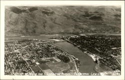 Junction Of Snake And Clearwater Rivers, Clarkston Postcard