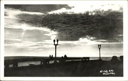 Dark Storm Clouds Mexico Postcard Postcard