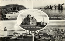 Lerwick Scotland Postcard Postcard