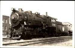 Locomotive 318 Postcard