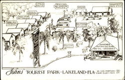 John's Tourist Park Lakeland, FL Postcard Postcard