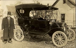 1913 Model T Ford Touring Cars Postcard Postcard