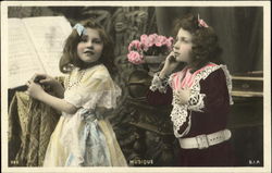 Tinted Girls Music Postcard