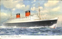 Cunard R. M. S. Queen Elizabeth Postcard