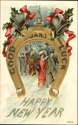 Happy New Year Postcard