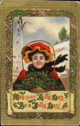 May Your Holly Day Be A Jolly Day Postcard