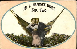 In A Hammock Built For Two Postcard