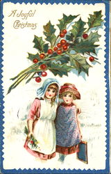 A Joyful Christmas Postcard