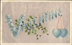 To My Sweet Valentine Postcard