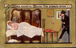 Ooze Right In Souse The Storm's Over Marriage & Wedding Postcard Postcard