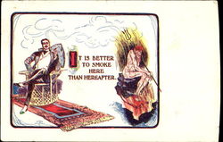 Smoking - Devil Postcard