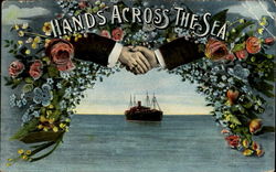 Hands Across The Sea Boats, Ships Postcard Postcard