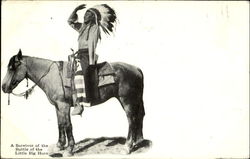 A Survivor Of The Battle Of The Little Big Horn Postcard