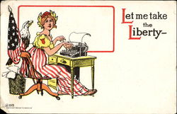 Let Me Take The Liberty Postcard