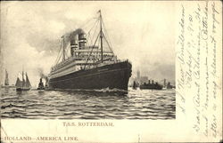 T. S. S. Rotterdam Boats, Ships Postcard Postcard