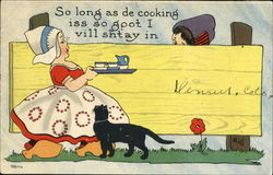 Cooking Postcard