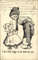 I Iss A Little Longer In Dis Vorld Dan You Dutch Children Postcard Postcard