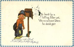 No Sweet Letters Postcard