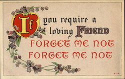 Forget Me not Flowers Postcard Postcard