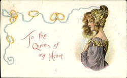 To The Queen Of My Heart Postcard