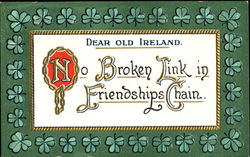 No Broken Link In Friendships Chain Phrases & Sayings Postcard Postcard