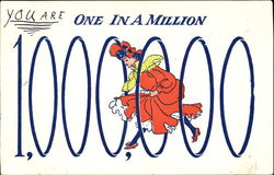 You Are One In A Million Women Postcard Postcard