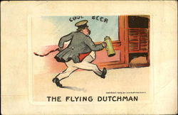 The Flying Dutchman Drinking Postcard Postcard