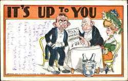 It's Up To You Comic, Funny Postcard Postcard