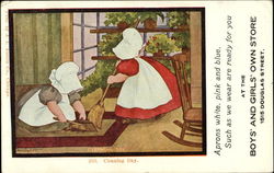 Cleaning Day Postcard