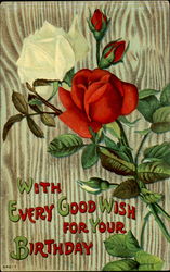 With Every Good Wish For Your Birthday Postcard