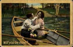 Will You Be Mine? Romance & Love Postcard Postcard