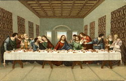 Cenacolo - The Last Supper Religious Postcard Postcard