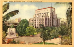 Time Building Los Angeles, CA Postcard Postcard