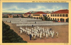 U. S. Naval Training Station San Diego, CA Postcard Postcard