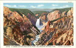 Grand Canyon From Artist Point Postcard