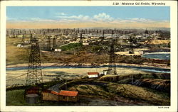 Midwest Oil Fields Postcard