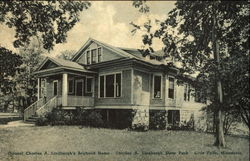 Colonel Charles A. Lindbergh's Boyhood Home Little Falls, MN Postcard Postcard