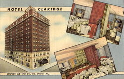 Hotel Claridge, 18th St Postcard